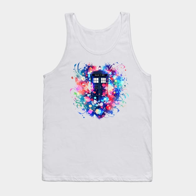 dr who Tank Top by a cat cooking